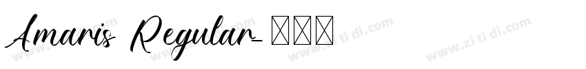 Amaris Regular字体转换